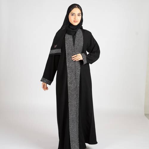 عباية كتف مطرزة WH 15 قماش غناتي