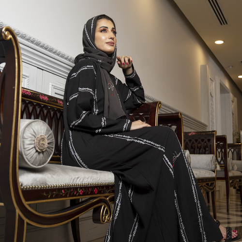عباية قماش اميركن لنن Buk127