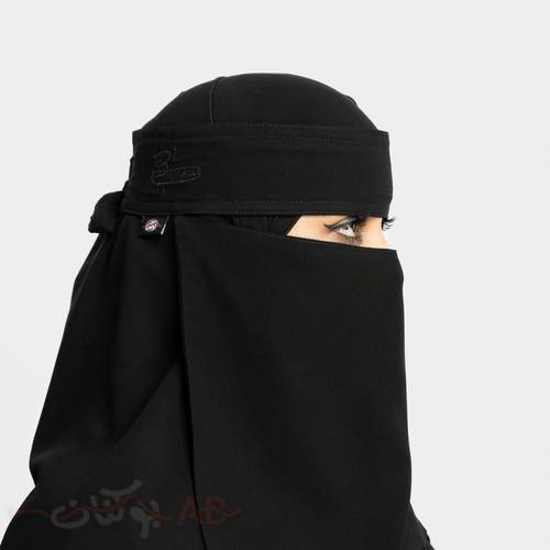 نقاب لوقو اسود