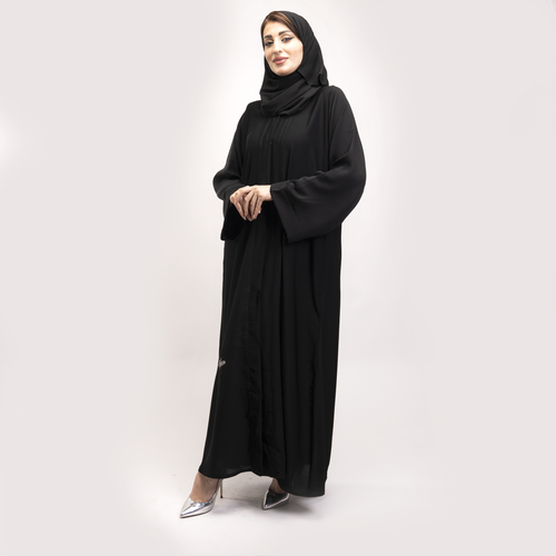 عباية سادة s01 قماش شريفة