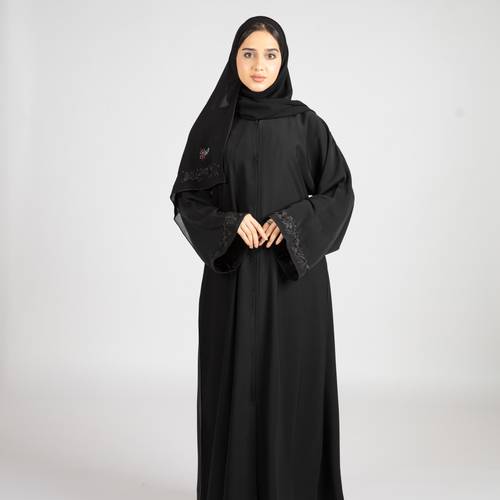 عباية كتف مطرزة WT 10 قماش شريفة