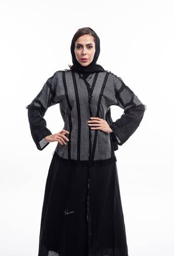 عباية قماش لينين buk60