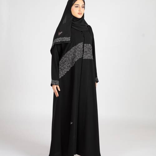 عباية كتف مطرزة WH 16 قماش غناتي