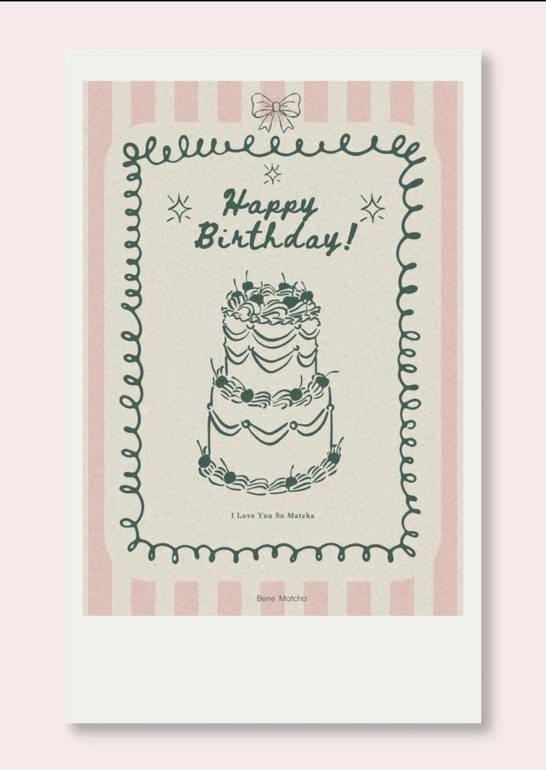بطاقة هابي بيرثدي | Birthday Card