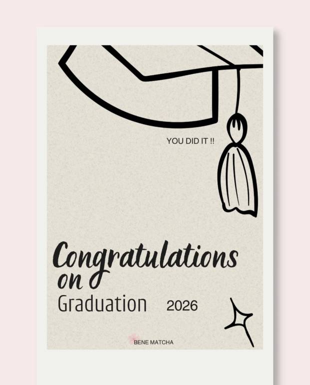 بطاقة التخرج | Graduation Card