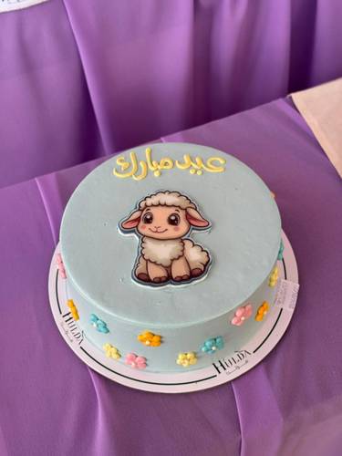 كيك كوريكريمه + طباعه سكر 