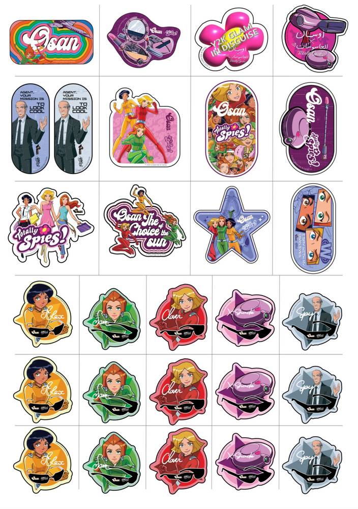 Totally Spies 3D Sticker