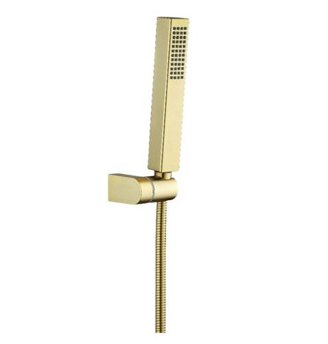 سماعة مع لي مارلا مربع رفيع رقم 1031 لون ذهبي مطفي