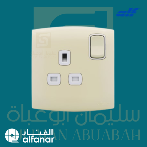 فيش 13A مع مفتاح بيج - ألف