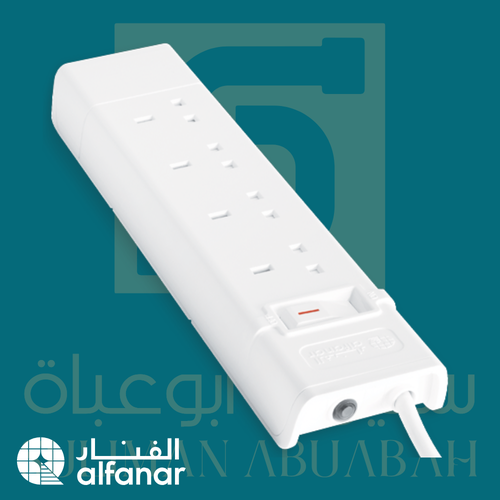 توصيلة كهربائية الفنار  4 مخارج  5 متر