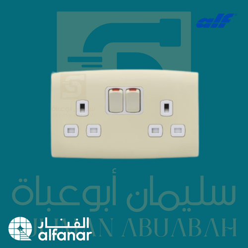 فيش 13A مزدوج 7 * 14 بيج - ألف