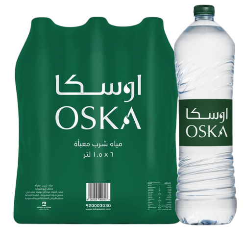مياه اوسكا 1.5 لتر*6حبة