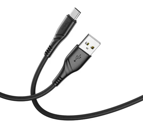 كيبل شحن سريع USB إلى Type-c بقوة 2.4 أمبير - كابل متين لنقل البيانات بطول 1 متر Tiknal
