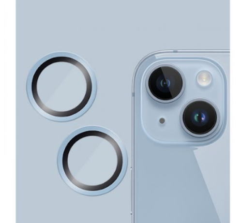 عدسات حماية كاميرا ايفون 15 / 15 بلس أزرق فاتح Phone Planet