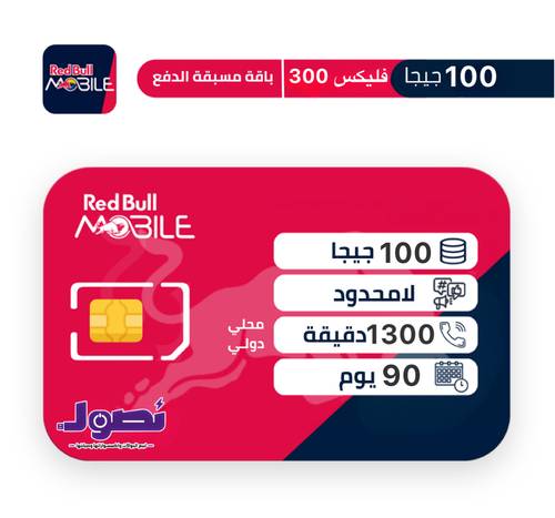 باقه فليكس 300 | ريدبل موبايل | 90 يوم