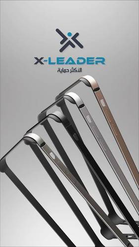 إطار مع حماية كاميرا للايفون 16 ألمونيوم X-LEADER متعدد الالون