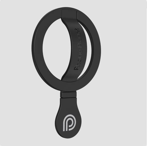 مسكة جوال سيليكون ماج سيف أسود من Phone Planet