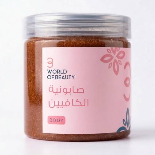 صابونية الكافيين للجسم