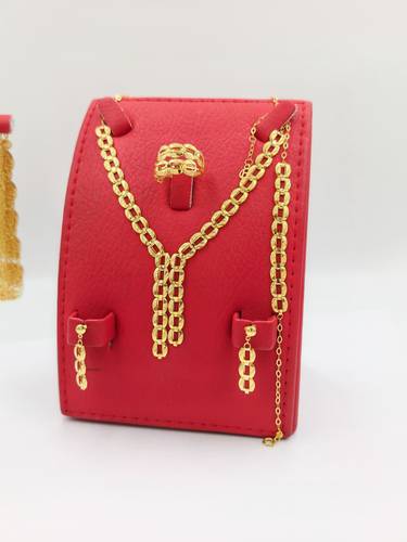 طقم فاخر ذهب عيار 21