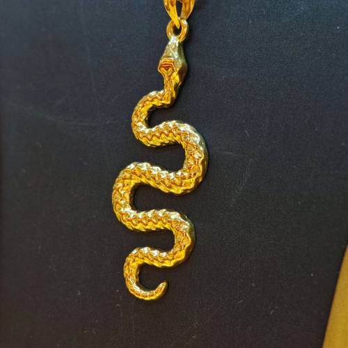 Snake Necklace 18K Gold