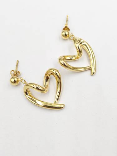 Happy heart Earring 18k gold