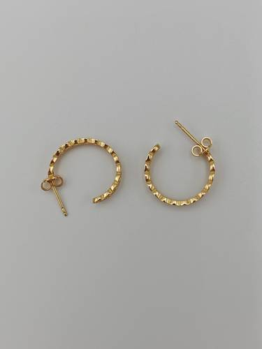 Catcher Gold Earring 18K