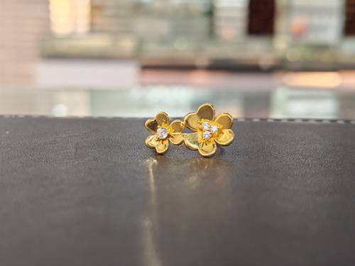 Flower Gold Ring 21K