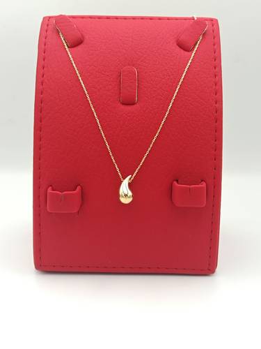 Drop Shape Necklace 18K Gold