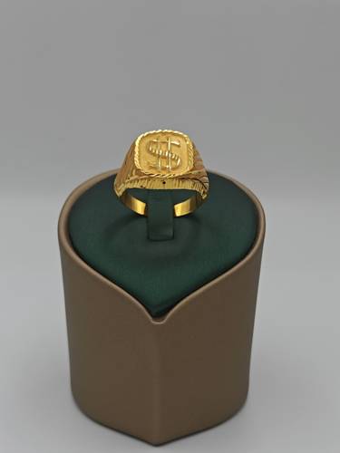 Dollar Ring 21K Gold