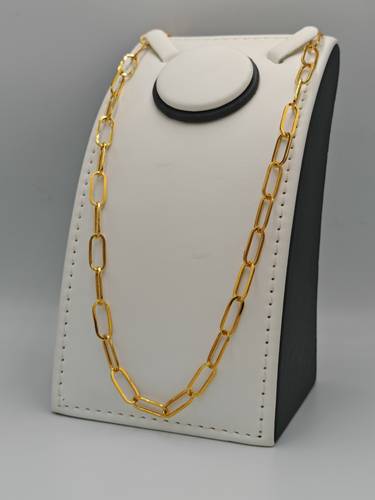 Paper clip Necklace 18k