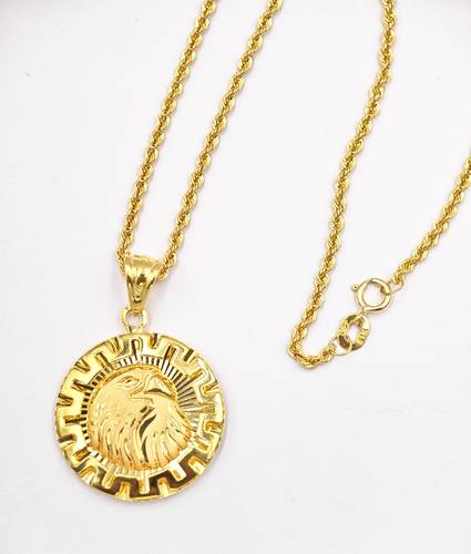 Eagle Necklace 21k Gold