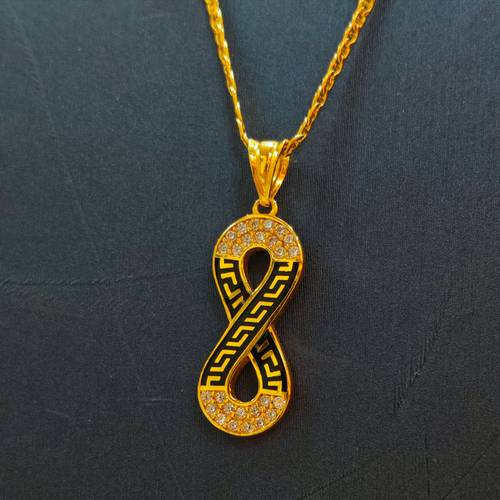 Infinity Necklace 21K Gold