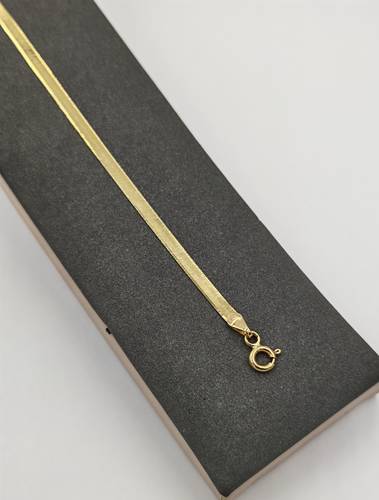 اسوارة فلات ذهب عيار 18