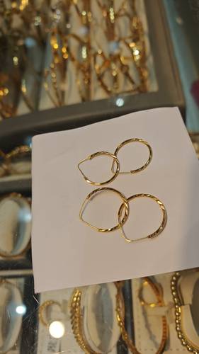 Earrings 21k gold