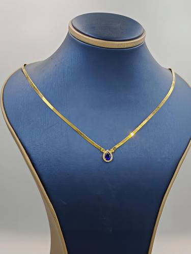 Flat Necklace 21k Gold