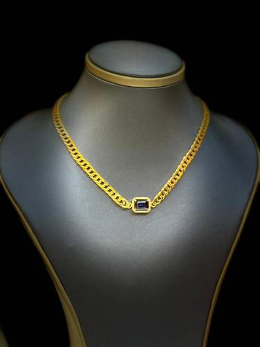 Necklace 21K Pendant 18K Gold