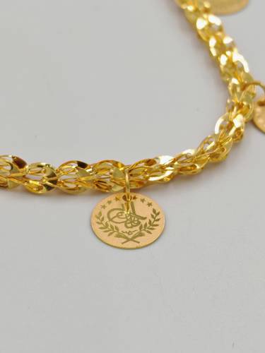 اسوارة ذهب عيار 21