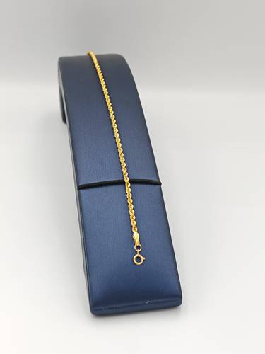 Rope Bracelet 21K Gold