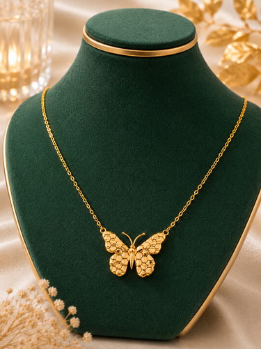 Butterfly 🦋 necklace 21k Gold