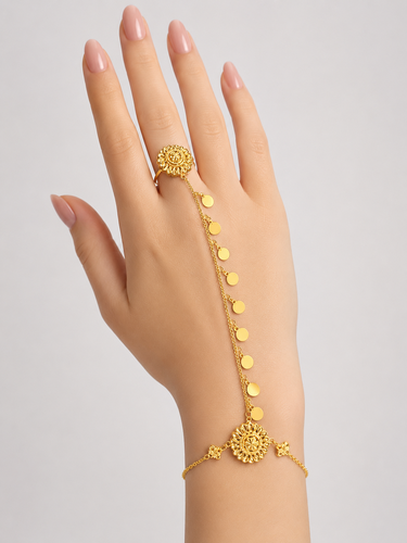 Hand bracelet 21k Gold