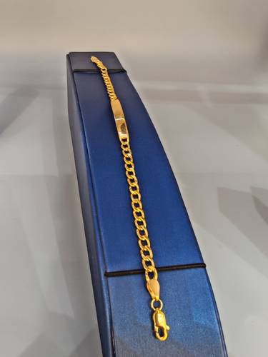Gold Bar Bracelet 21K