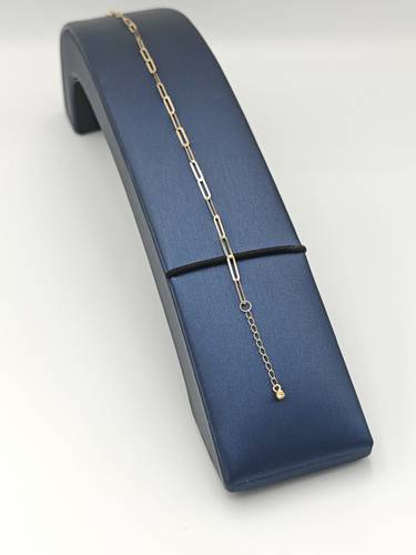 Paper Clip Bracelet 18K Gold