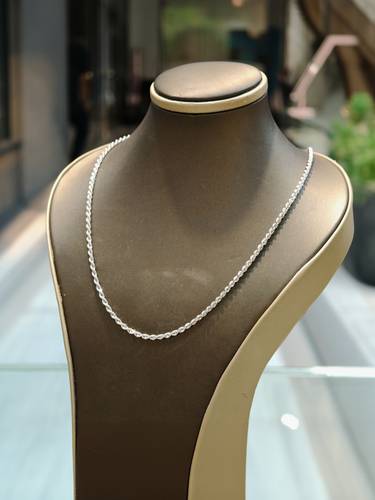 سلسال ذهب أبيض عيار18