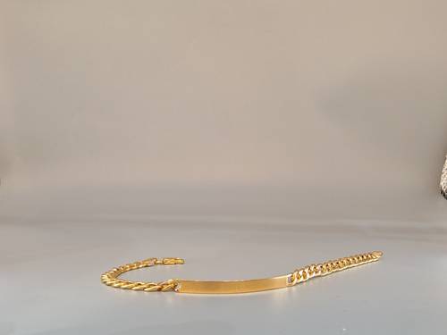Gold Bar Bracelet 21K