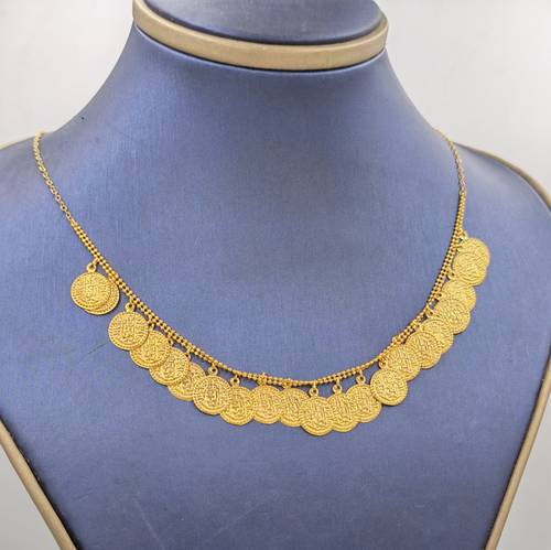 Coins Necklace 21k Gold