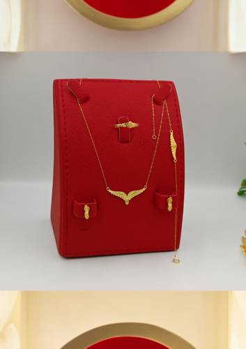 Eagle Wings Set 21K Gold