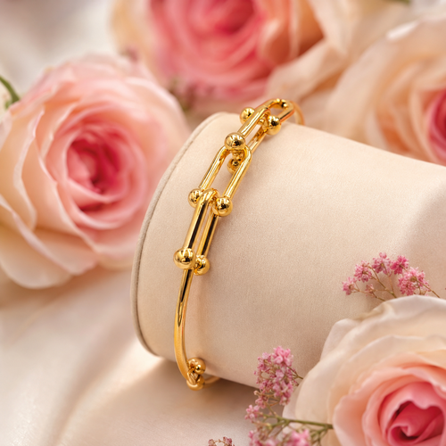 اسوارة تصميم عالمي ذهب عيار 21