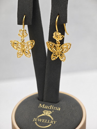 Earring Butterfly 🦋 22k gold