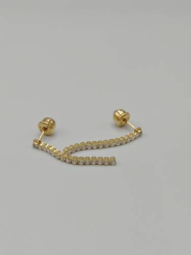 tennis earring 18K Gold