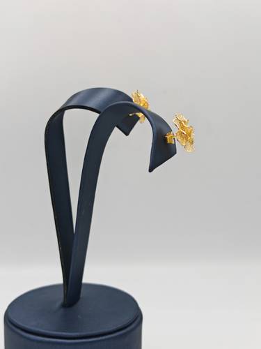 Flower Gold Earring 21K
